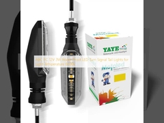 ABC PC 12V 3W resistente à água LED sinal de virada luzes traseiras para temperatura de luz 6500k