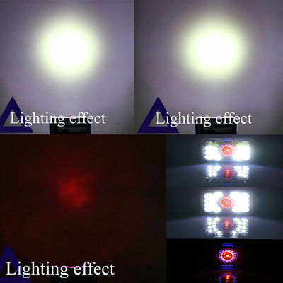 YAYE High Power 18 Beads Motorcycle LED Square Headlight with 1800LM Brightness and 50000 Hours Lifespan