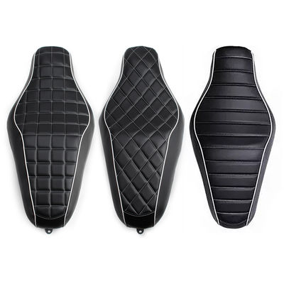 Motorcycle Stitched Two-up Front Rear Seat Cushion Driver Passenger Pillion Pad For Harley Sportster Iron XL 883 1200 48 72