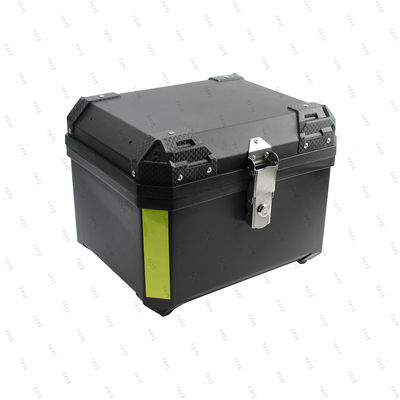 45L High Capacity Motorcycle Trunk Helmet Box Universal Top Case Waterproof Tail Box for Helmet and Luggage Storage