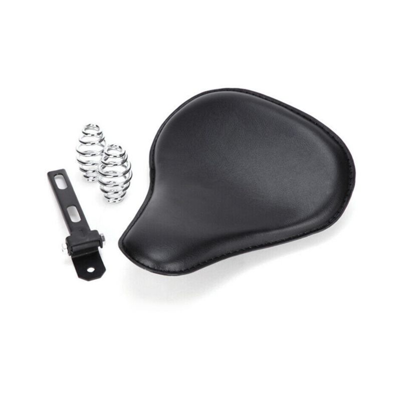 Motorcycle Parts Accessories Smooth PC Motorcycle Solo Seat With Spring for Harley Cafe Racer