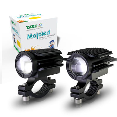 3570CSP YYFJD-JRY YAYE Motocicleta LED Mini Spot Light 16W 1600LM AC DC 8V 80V Amarelo Branco