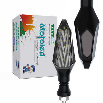 DC12V Voltagem impermeável de motocicleta LED Luz de sinal de virada 2PCS dentro de 120mm * 30mm