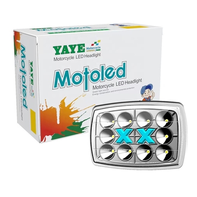 Farol LED para motocicleta YAYE CD70 12V com DRL Farol Alto/Baixo