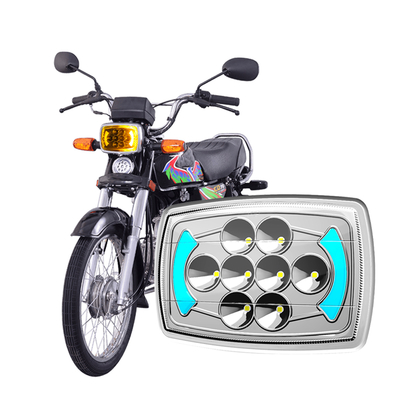 CD70 CJ125 Farol LED de motocicleta com DRL e sinal de virada